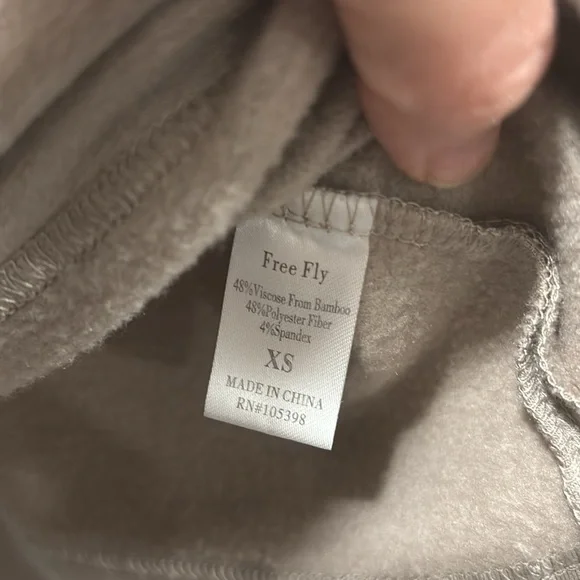 Free Fly Women's Fleece Crewneck Pullover - Bamboo Viscose Lightweight size XS - Picture 5 of 8